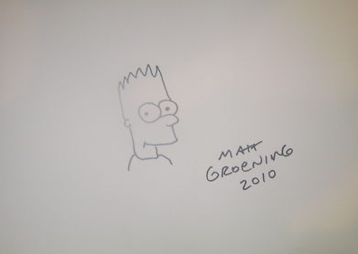 Bart Simpson Drawing by Matt Groening