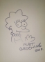 Lisa Simpson Drawing by Matt Groening