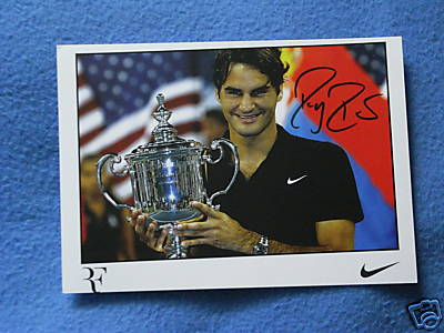 Roger Federer Signed Photograph